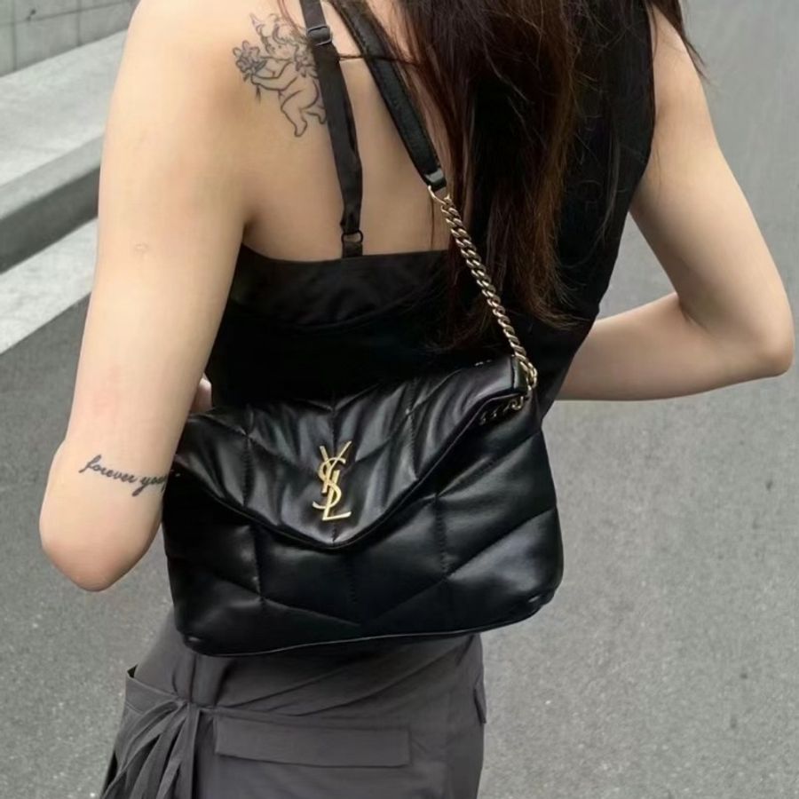 YSL 新款雲朵包,鍊條多種背法-6