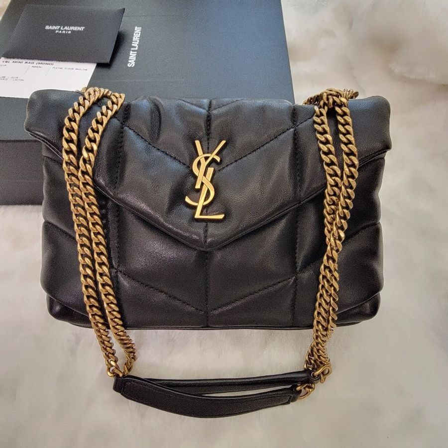YSL 新款雲朵包,鍊條多種背法-10
