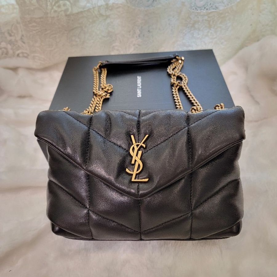 YSL 新款雲朵包,鍊條多種背法-12