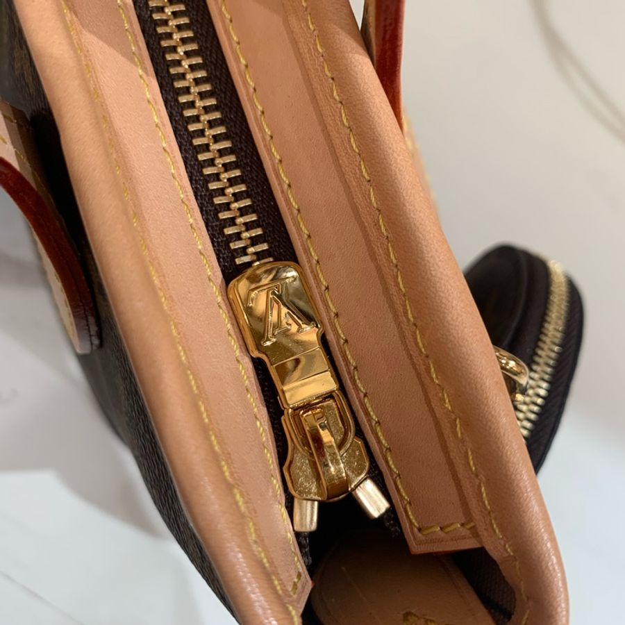 Louis VUITTON Neverfull BB24 配子袋配寬肩帶-11