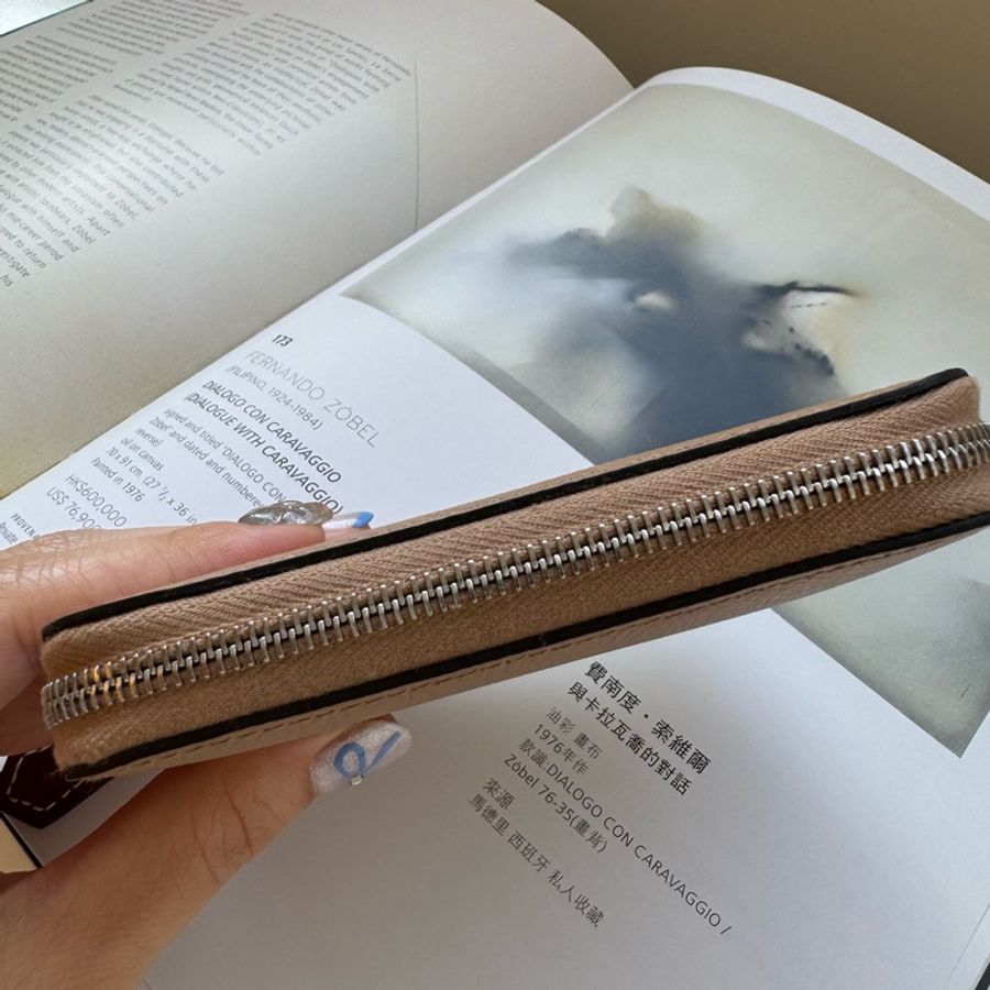 Hermes 絲巾短夾拉鍊錢包-11