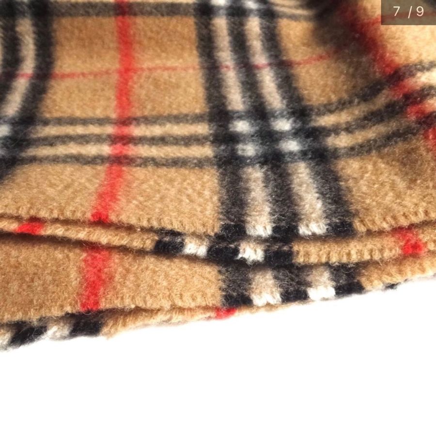BURBERRY經典格紋羊絨圍巾✨-6