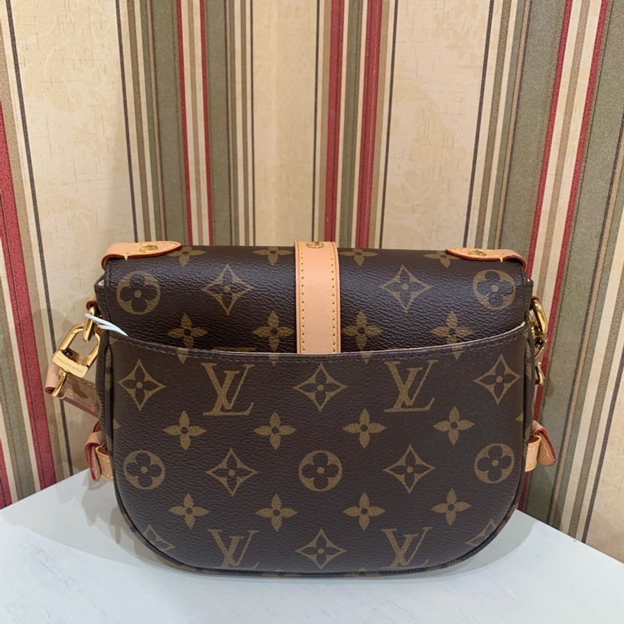 Louis VUITTON Saumur 雙子星 小號 20cm-6