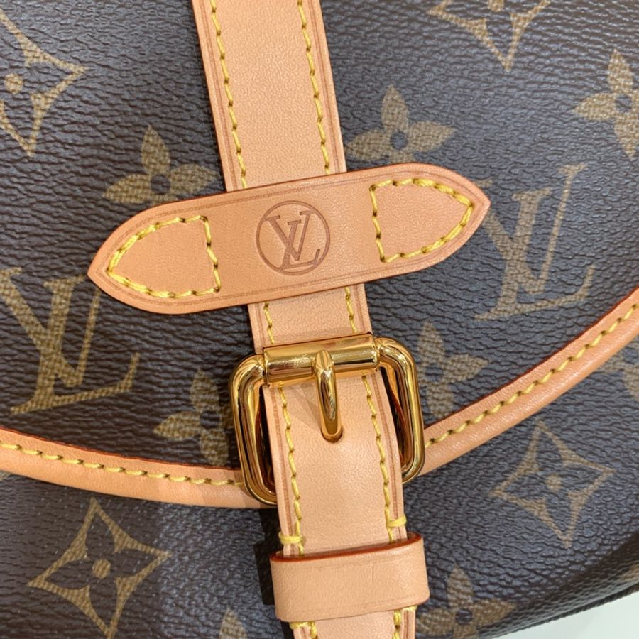 Louis VUITTON Saumur 雙子星 小號 20cm-12