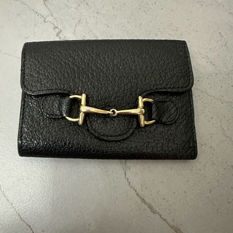 稀有美品Gucci Horsebit 1955 key holder-0