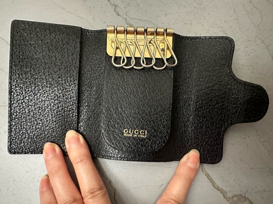 稀有美品Gucci Horsebit 1955 key holder-3