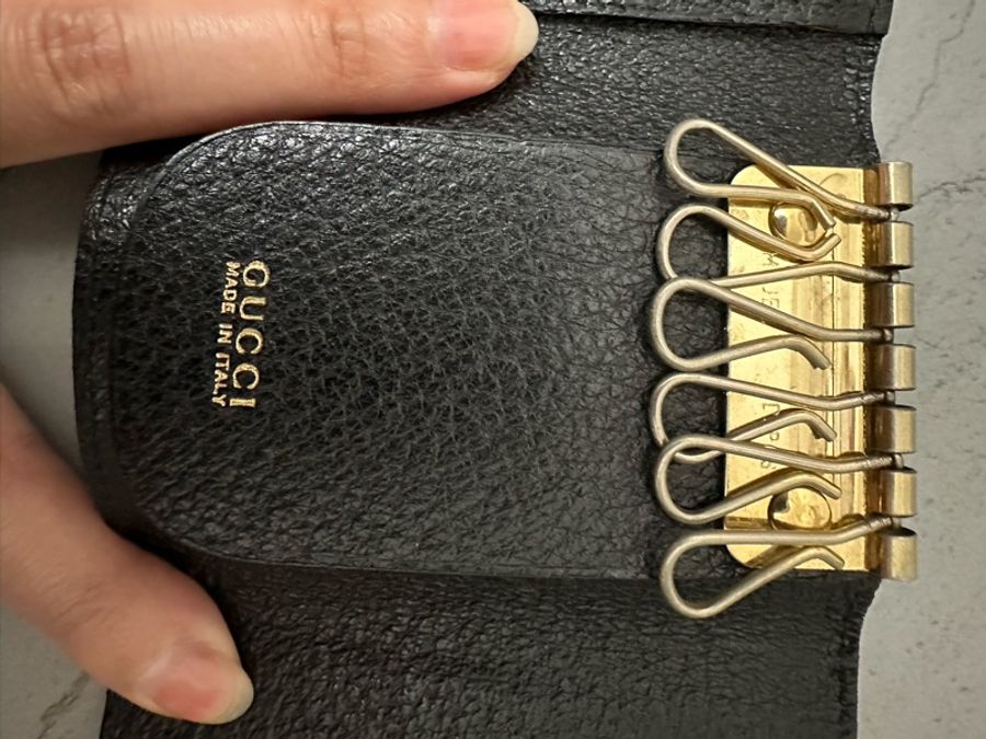 稀有美品Gucci Horsebit 1955 key holder-6