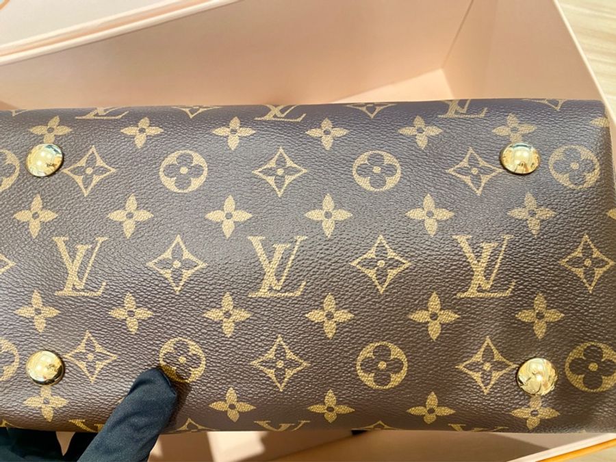 全新LV老花Carry All PM側背包肩背包M46203-17