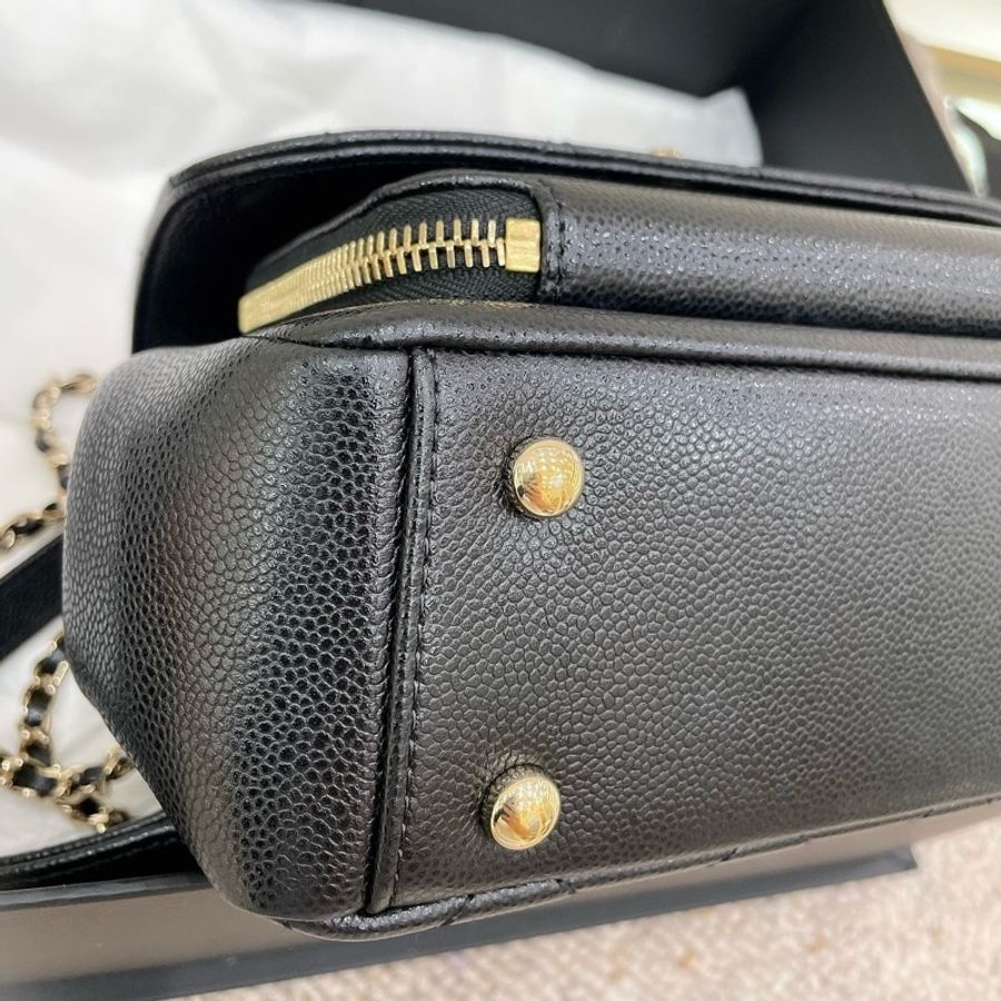 Chanel business affinity 19cm 郵差包小號-5