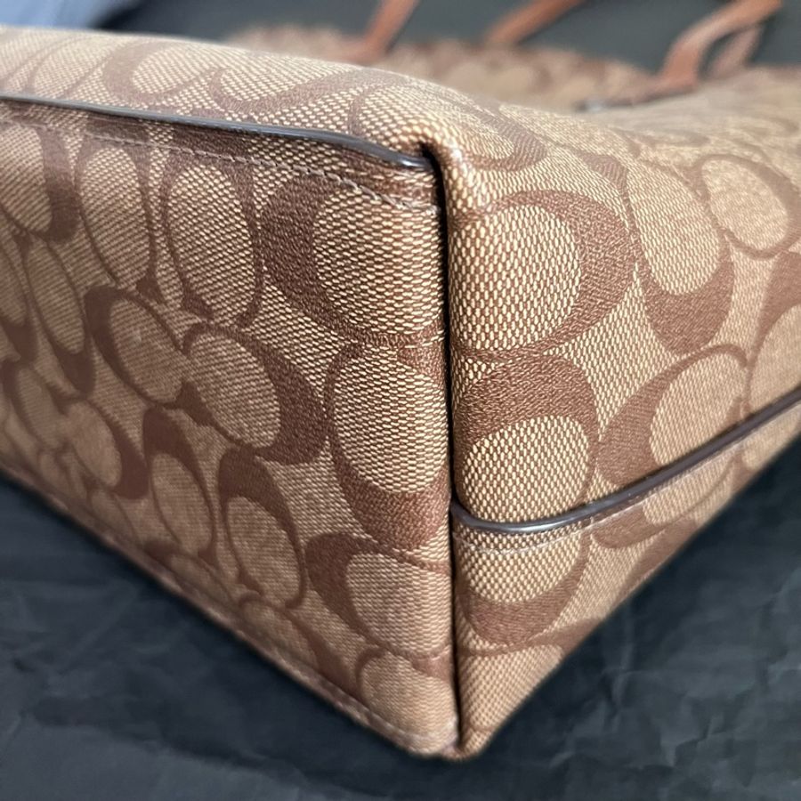 Coach 蔻馳 老花大托特包 正品 誠可小議-2