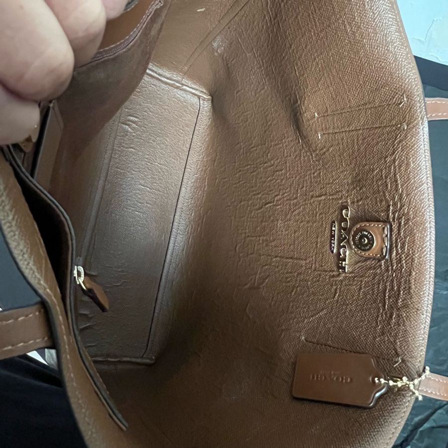Coach 蔻馳 老花大托特包 正品 誠可小議-9