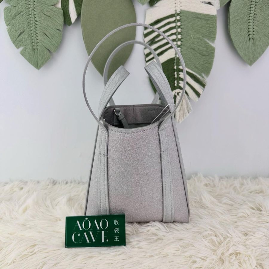 PRE OWNER Balenciaga 銀色閃光 多用途 Totebag 手提包-1