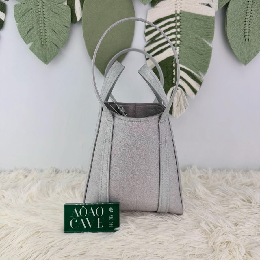 PRE OWNER Balenciaga 銀色閃光 多用途 Totebag 手提包-3