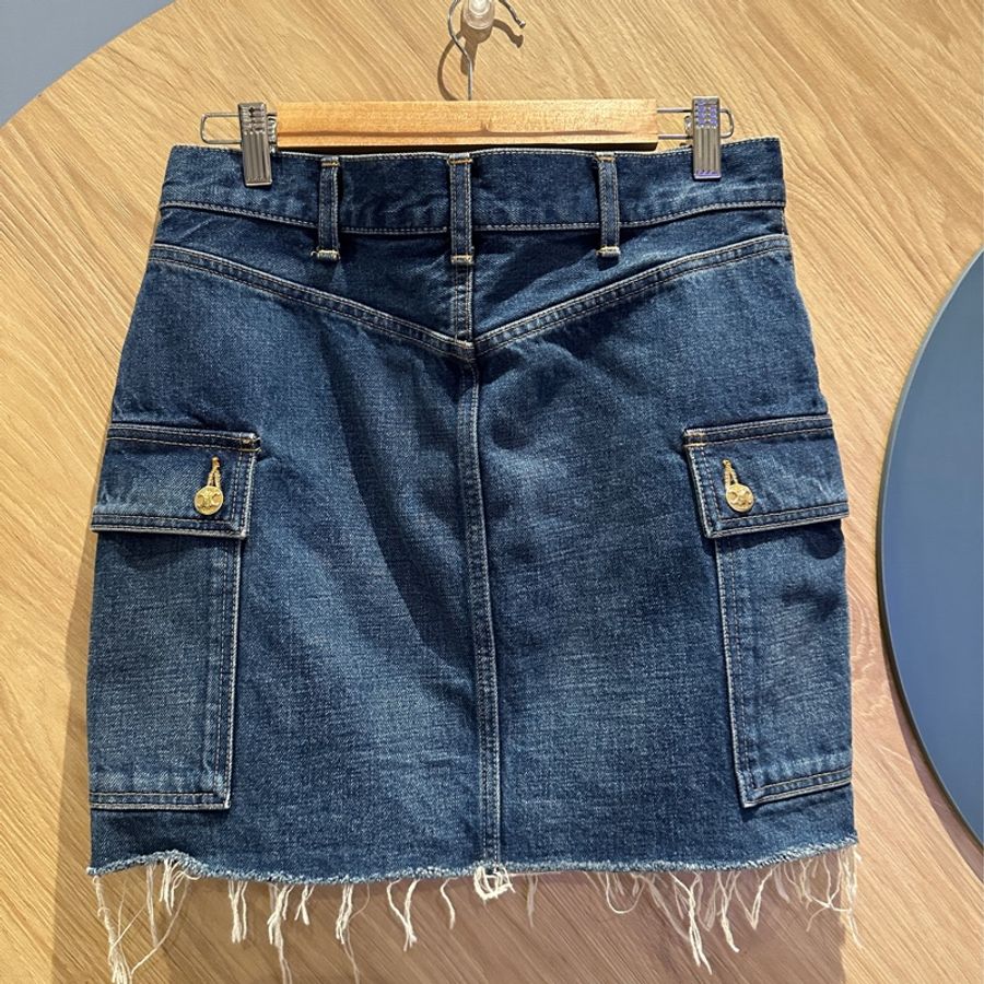 Celine cargo 迷你牛仔短裙 28-2