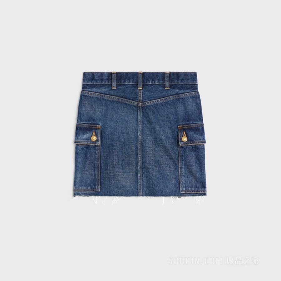 Celine cargo 迷你牛仔短裙 28-5