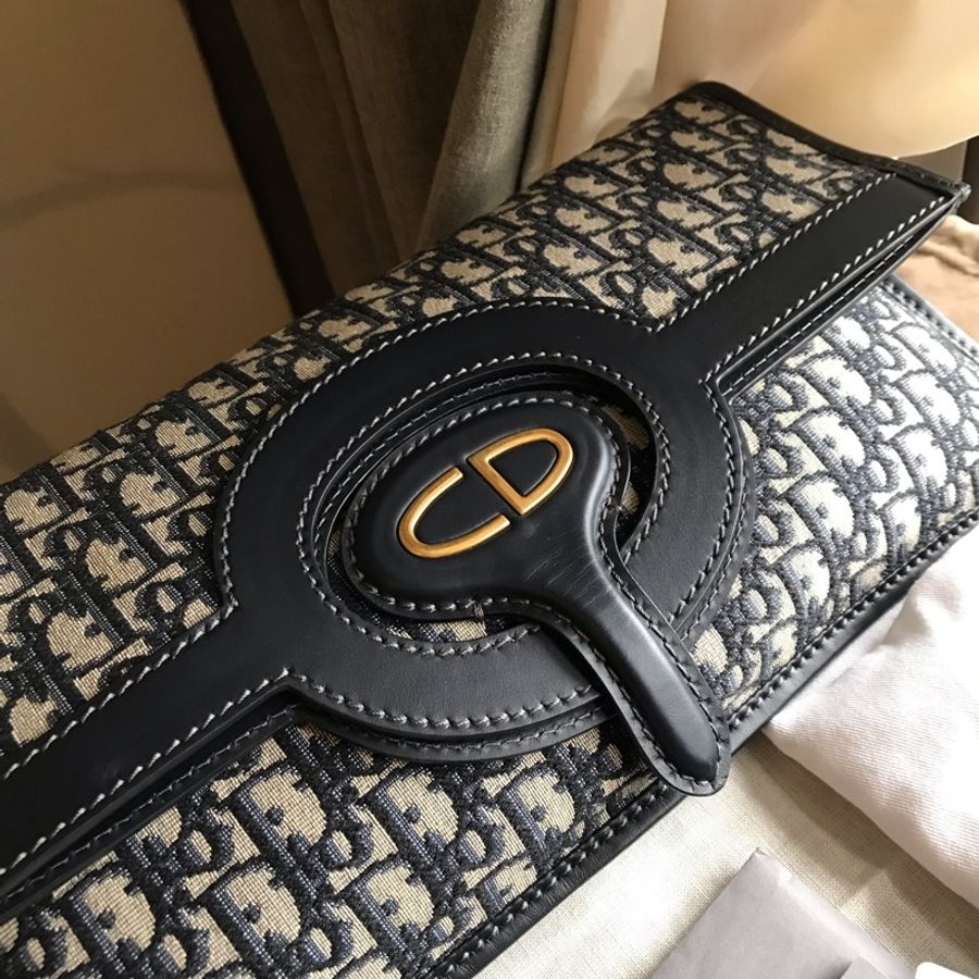 Dior 經典字紋老花刺繡緹花布🎞🉑️折疊二用包/31 bag相似包型/手提包/手拿包/宴會包/托特包Tote 🎞正品🎞近新 🎞平板iPad A4可入🎞-10