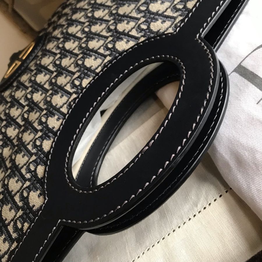 Dior 經典字紋老花刺繡緹花布🎞🉑️折疊二用包/31 bag相似包型/手提包/手拿包/宴會包/托特包Tote 🎞正品🎞近新 🎞平板iPad A4可入🎞-25
