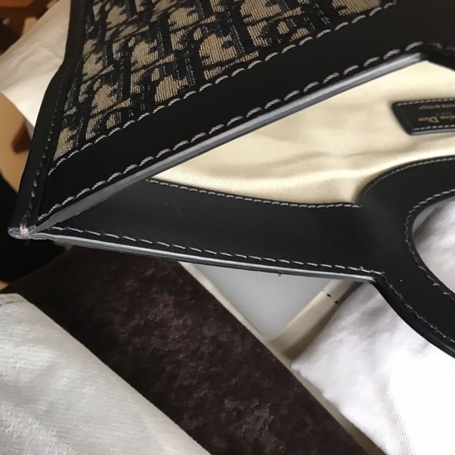 Dior 經典字紋老花刺繡緹花布🎞🉑️折疊二用包/31 bag相似包型/手提包/手拿包/宴會包/托特包Tote 🎞正品🎞近新 🎞平板iPad A4可入🎞-42