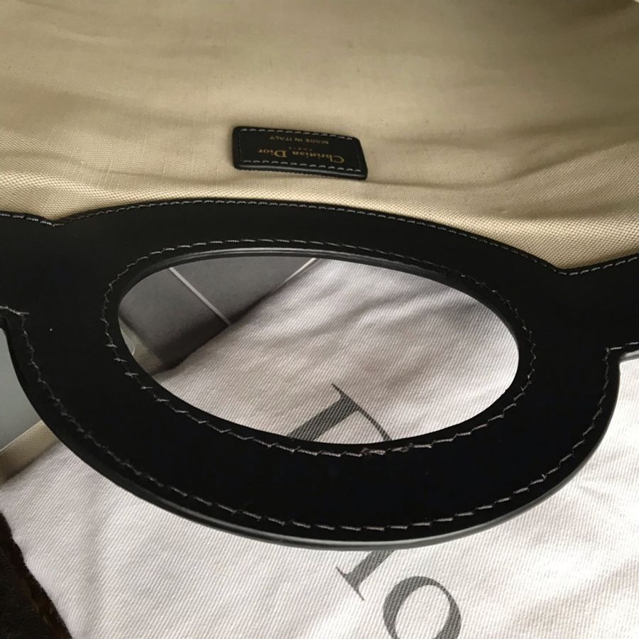 Dior 經典字紋老花刺繡緹花布🎞🉑️折疊二用包/31 bag相似包型/手提包/手拿包/宴會包/托特包Tote 🎞正品🎞近新 🎞平板iPad A4可入🎞-44