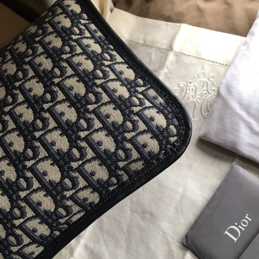 Dior 經典字紋老花刺繡緹花布🎞🉑️折疊二用包/31 bag相似包型/手提包/手拿包/宴會包/托特包Tote 🎞正品🎞近新 🎞平板iPad A4可入🎞-51