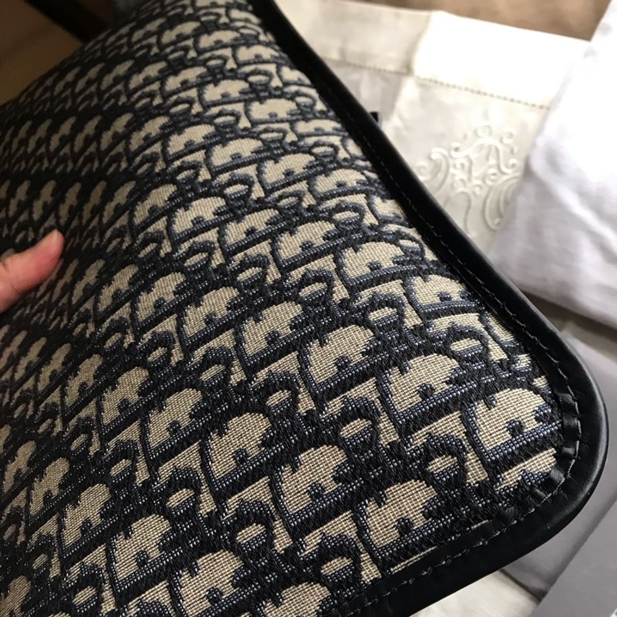Dior 經典字紋老花刺繡緹花布🎞🉑️折疊二用包/31 bag相似包型/手提包/手拿包/宴會包/托特包Tote 🎞正品🎞近新 🎞平板iPad A4可入🎞-53