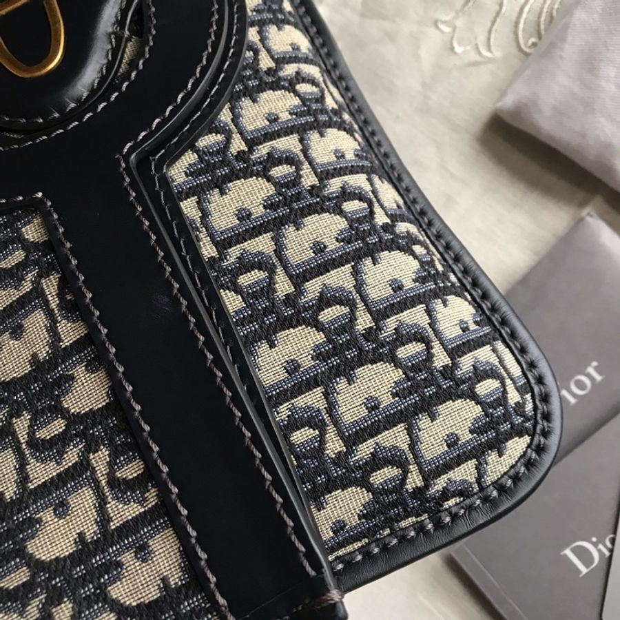 Dior 經典字紋老花刺繡緹花布🎞🉑️折疊二用包/31 bag相似包型/手提包/手拿包/宴會包/托特包Tote 🎞正品🎞近新 🎞平板iPad A4可入🎞-55