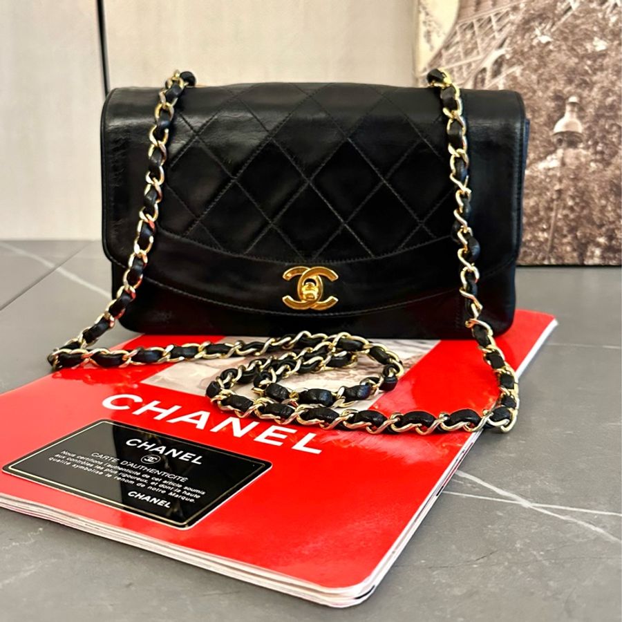 🩵Chanel Diana bag / 小號 Flag bag/ Vintage bag lv-0