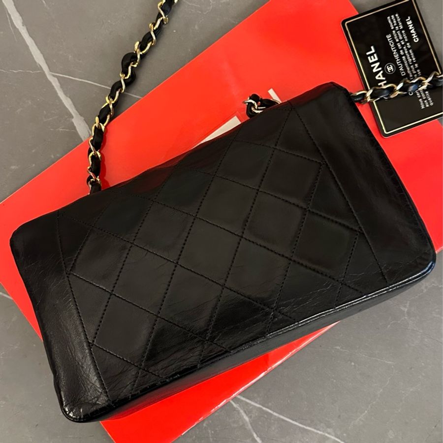 🩵Chanel Diana bag / 小號 Flag bag/ Vintage bag lv-4
