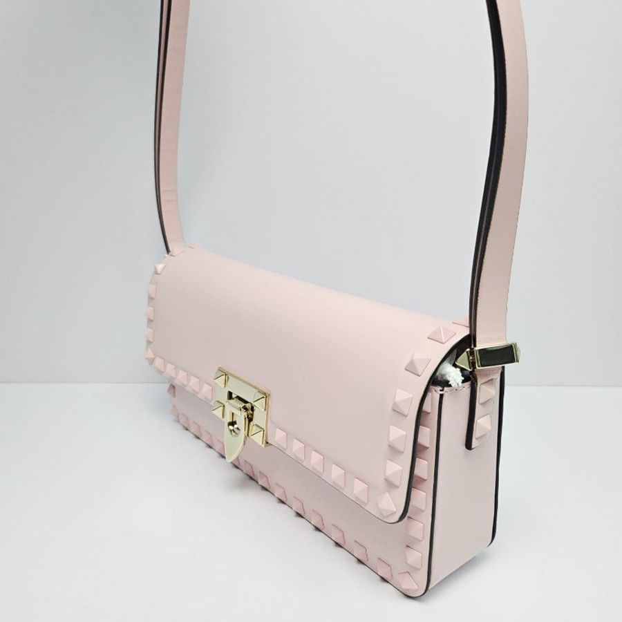Valentino - Rockstud 23 Shoulder Bag粉紅色-4
