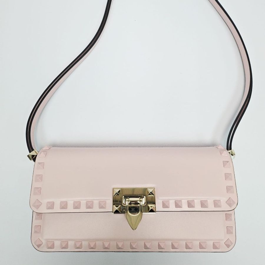 Valentino - Rockstud 23 Shoulder Bag粉紅色-5