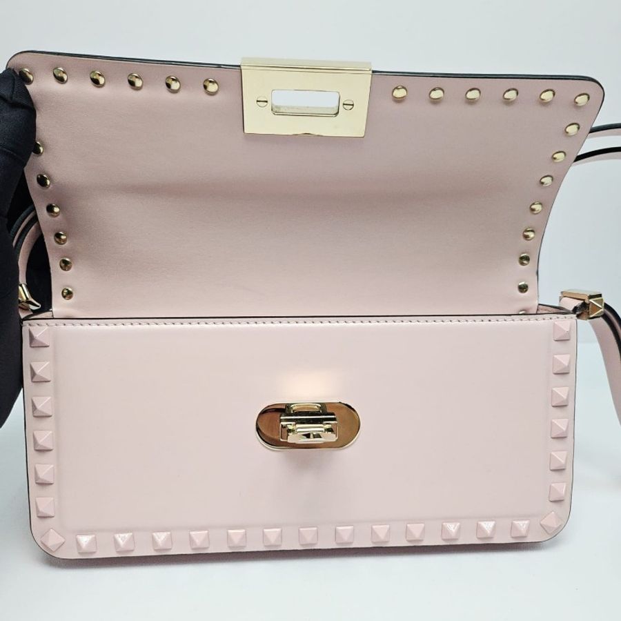 Valentino - Rockstud 23 Shoulder Bag粉紅色-7