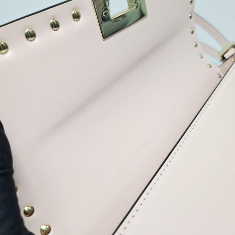 Valentino - Rockstud 23 Shoulder Bag粉紅色-17