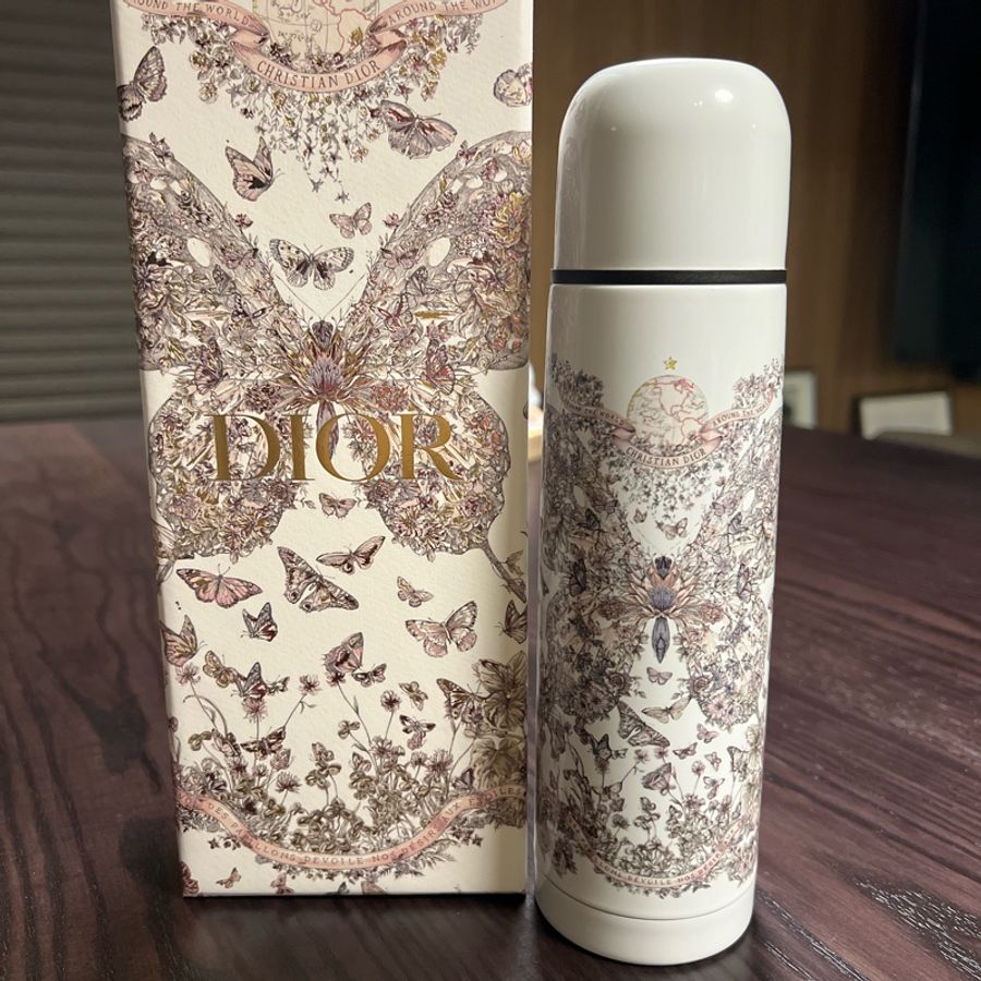 Dior 花卉蝴蝶保溫瓶-0