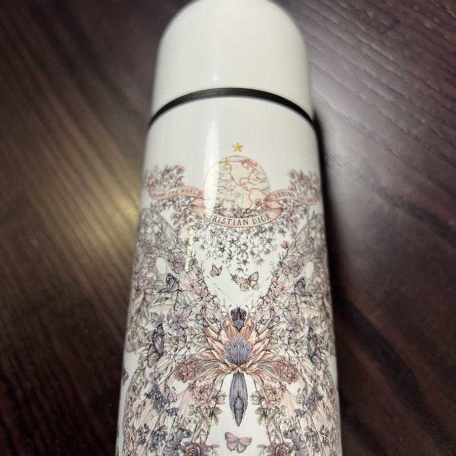 Dior 花卉蝴蝶保溫瓶-1