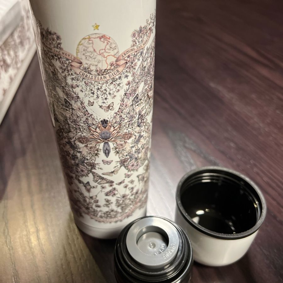 Dior 花卉蝴蝶保溫瓶-3