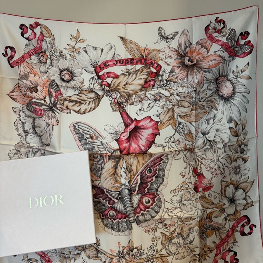 Dior 絲質方巾-2