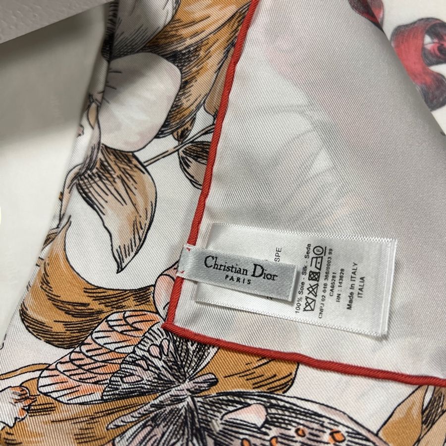 Dior 絲質方巾-3
