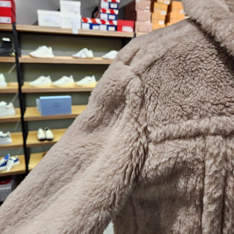 🧧新年特價活動🧧Max Mara 短款 Teddino 泰迪短大衣 - 羊駝毛與羊毛混紡打造的奢華短外套 沙色 EU 38/40/42-7