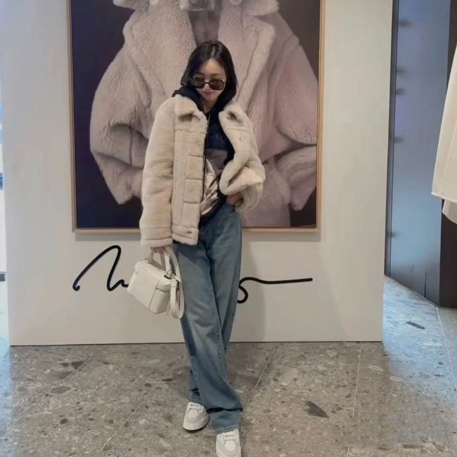 🧧新年特價活動🧧Max Mara 短款 Teddino 泰迪短大衣 - 羊駝毛與羊毛混紡打造的奢華短外套 沙色 EU 38/40/42-13