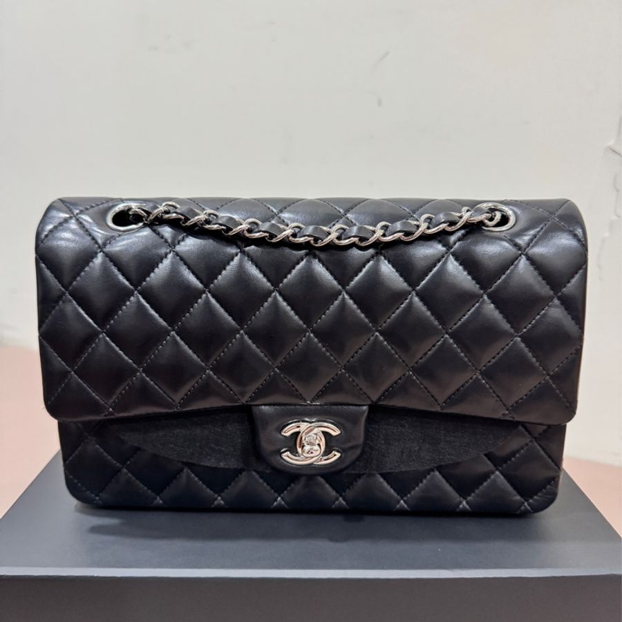 Chanel CF28黑銀-6
