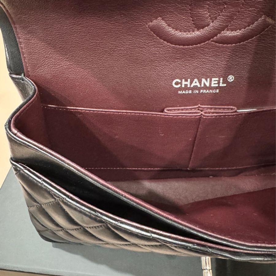 Chanel CF28黑銀-11