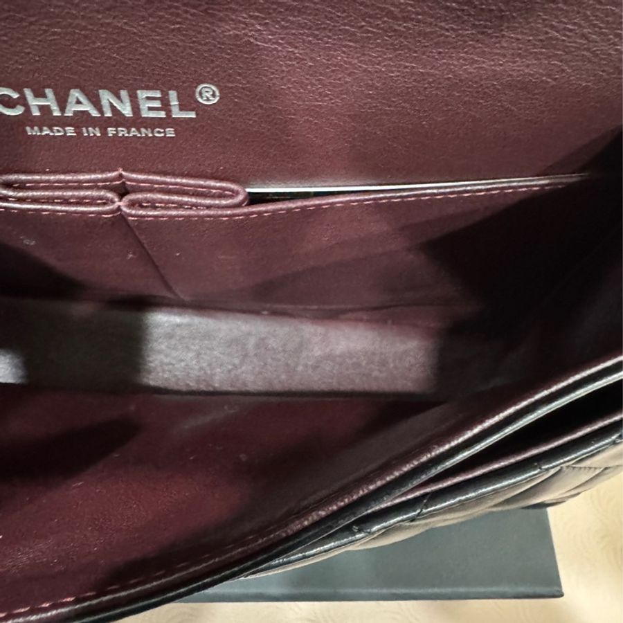 Chanel CF28黑銀-12