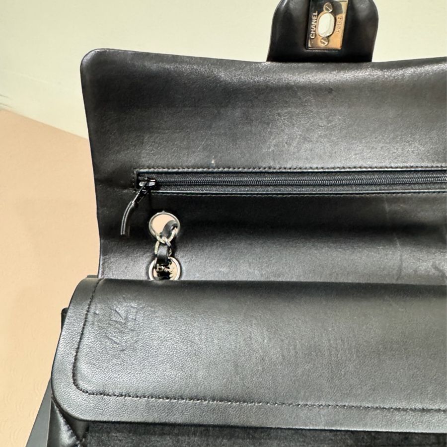 Chanel CF28黑銀-15