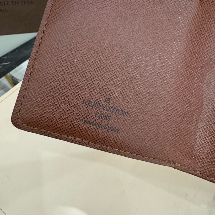 LV LOUIS VUITTON 曼哈頓 中夾 短夾 古董包-3