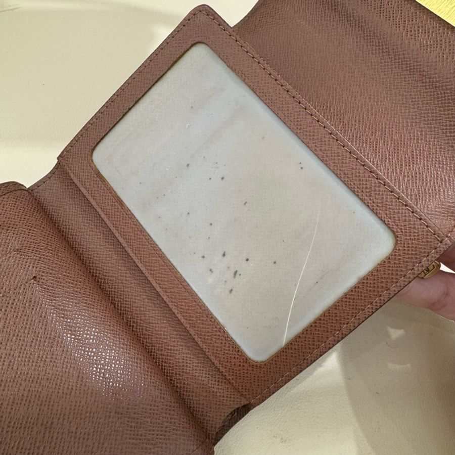 LV LOUIS VUITTON 曼哈頓 中夾 短夾 古董包-22