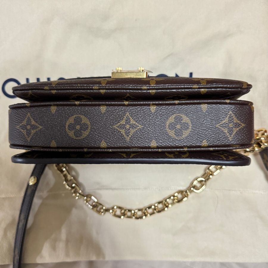 Louis Vuitton LV M46279 POCHETTE MÉTIS EAST WEST 老花鍊帶郵差包-2