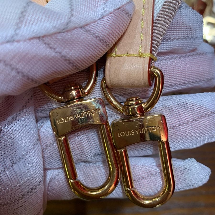 Louis VUITTON speedy 20老花配寛肩帶芯片款-10