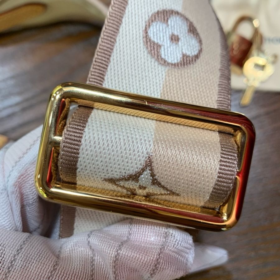 Louis VUITTON speedy 20老花配寛肩帶芯片款-11