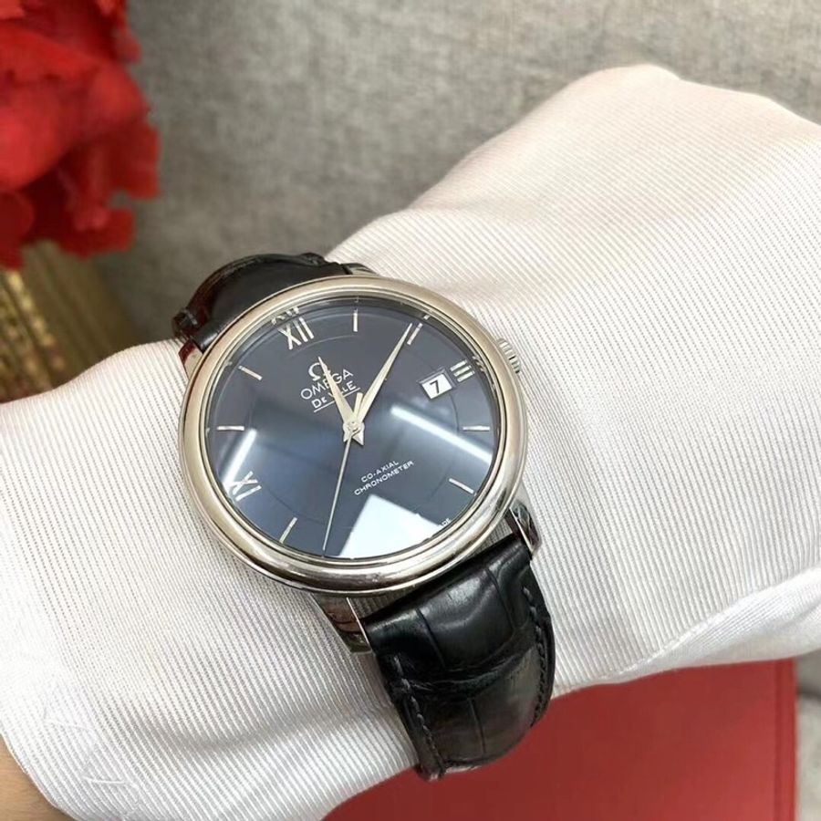 歐米茄/Omega 碟飛系列 424.10.37.20.03.001 自動機芯 精鋼 36.8mm 原廠鋼帶-4
