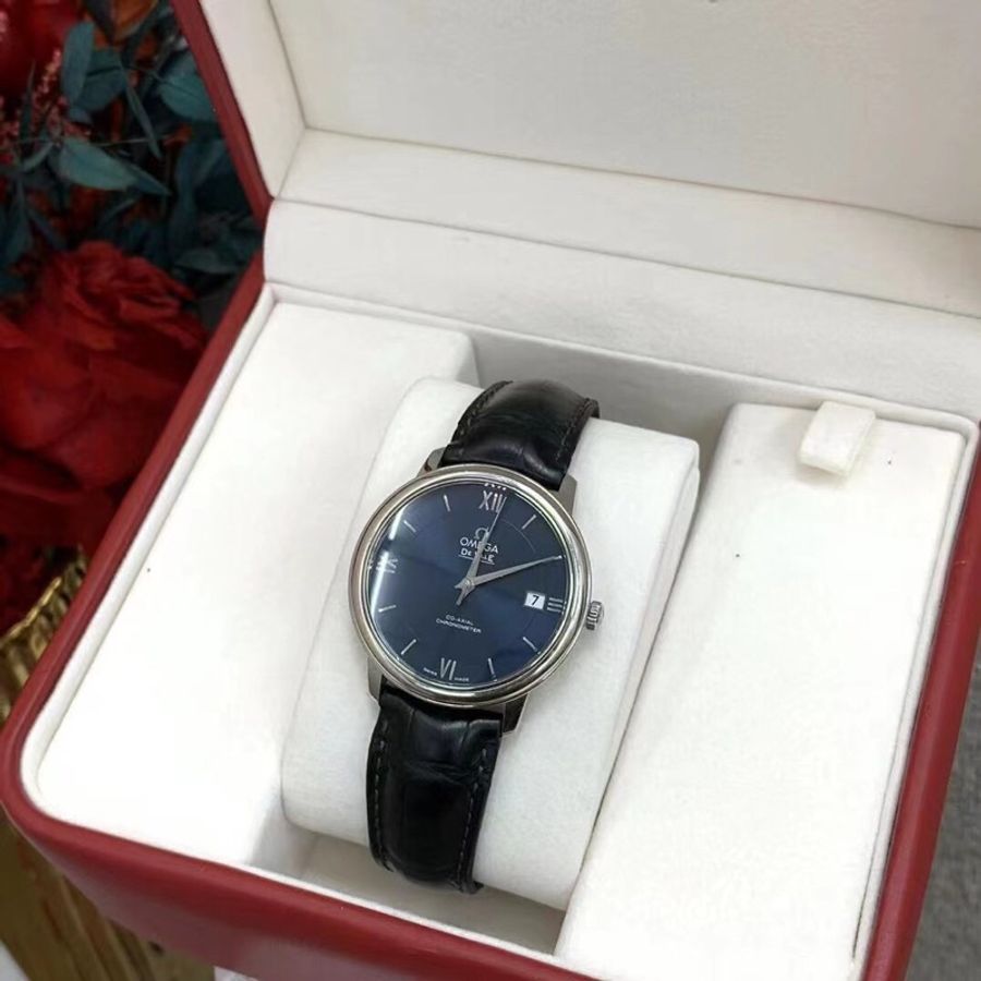 歐米茄/Omega 碟飛系列 424.10.37.20.03.001 自動機芯 精鋼 36.8mm 原廠鋼帶-5